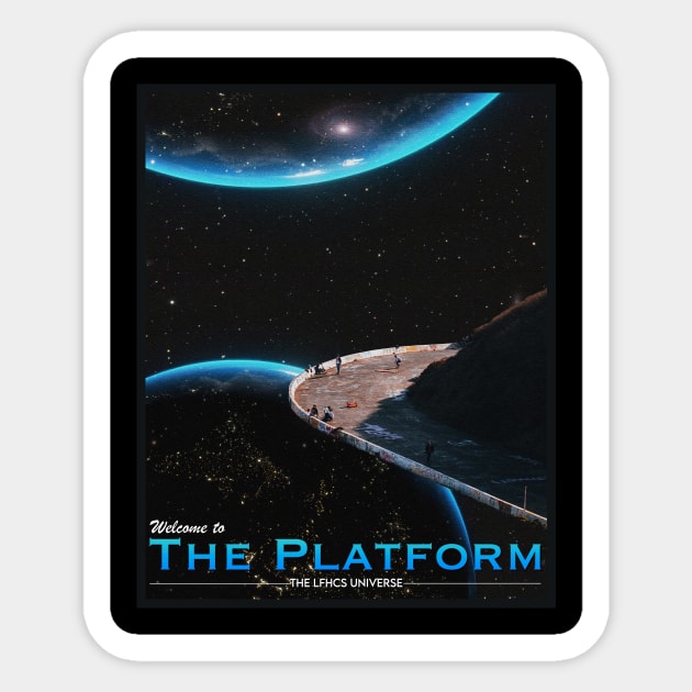 POSTCARD: THE PLATFORM. Sticker by LFHCS